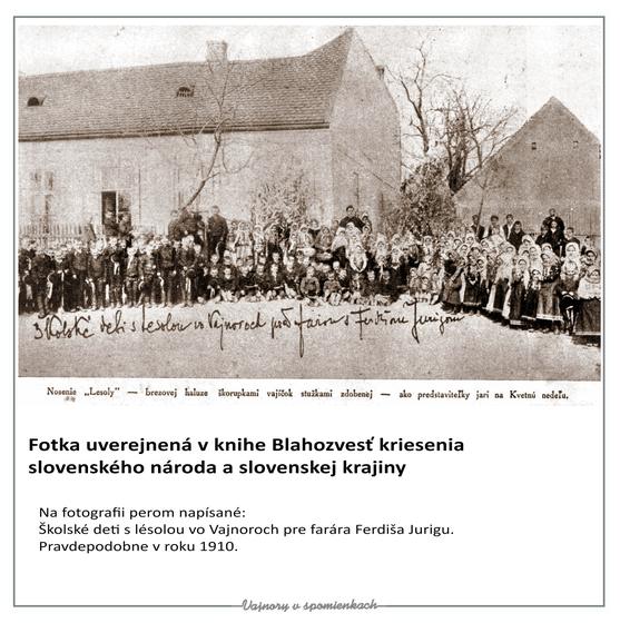 Panel výstavy: Školské deti s lésolou