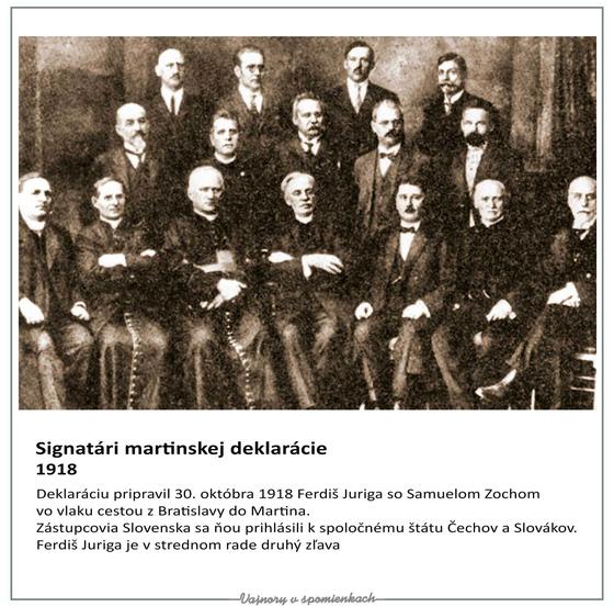 Panel výstavy: Signatári Martinskej deklarácie